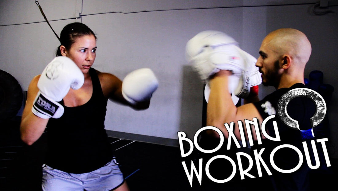 Boxing Workout - MMA fighter training with Kerry Vera